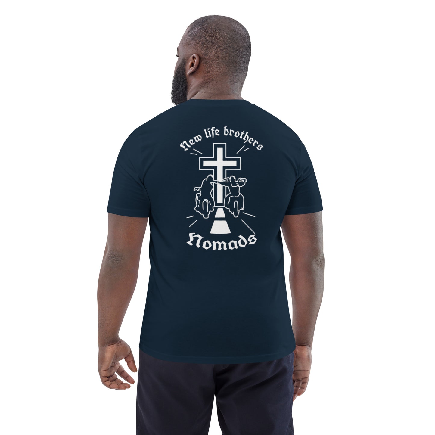 New Life Brothers - New Exklusives Biker-T-Shirt für echte Brüder (White Edition)