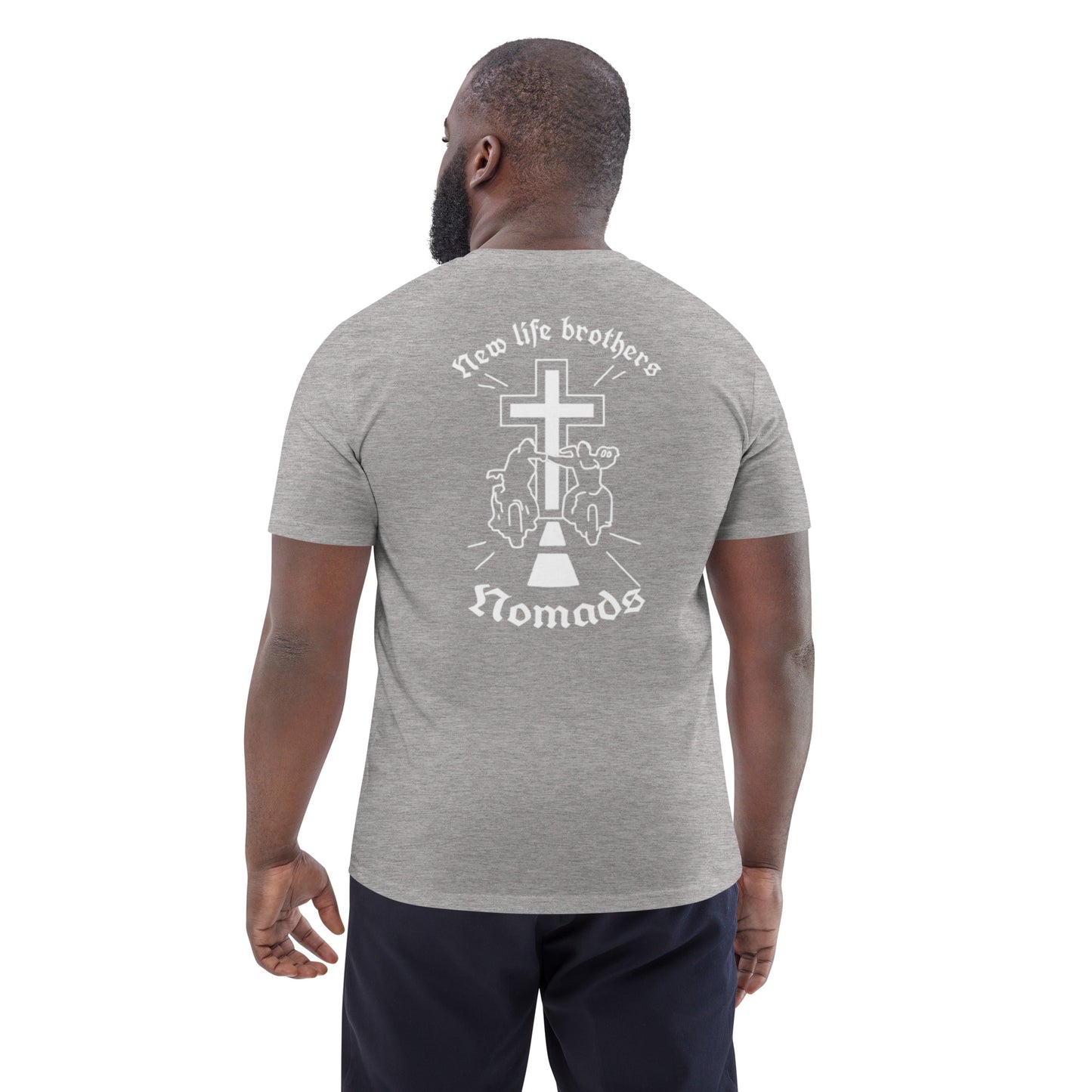 New Life Brothers - New Exklusives Biker-T-Shirt für echte Brüder (White Edition)