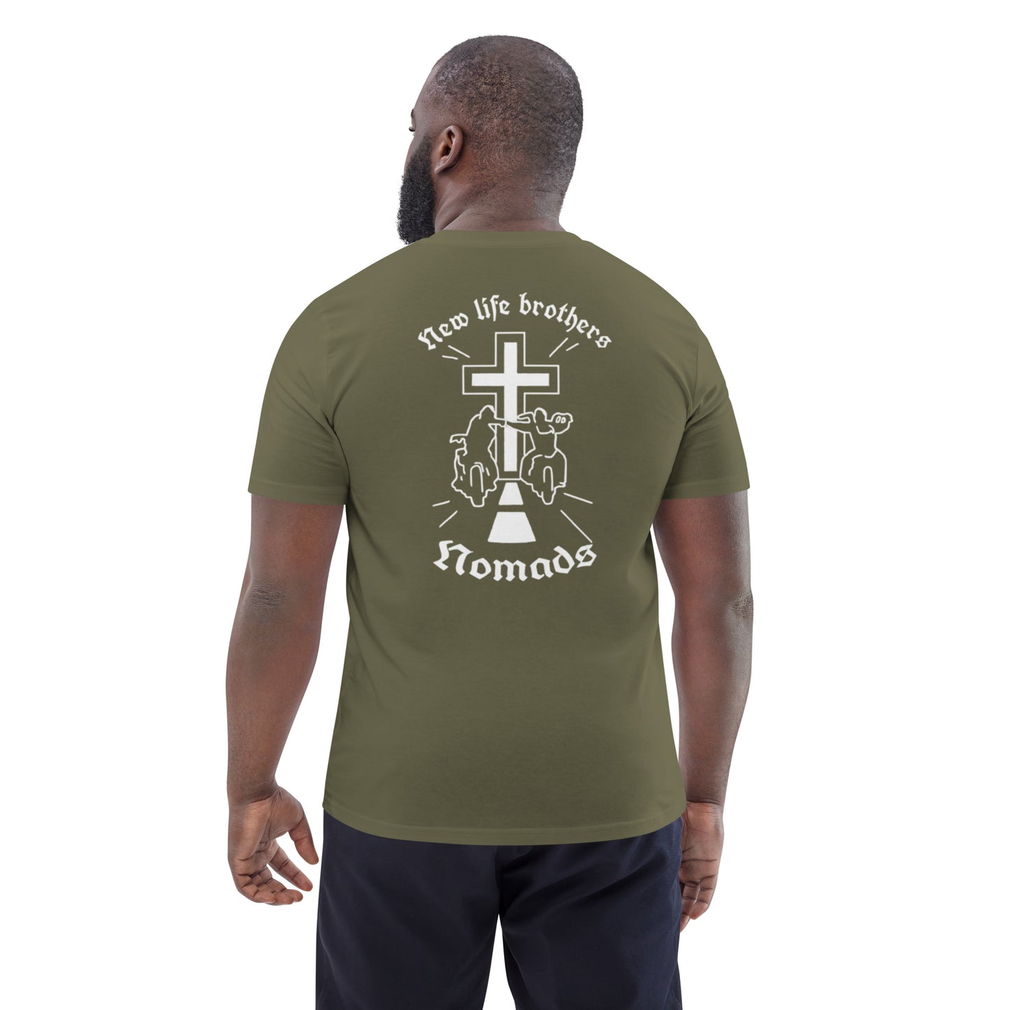New Life Brothers - New Exklusives Biker-T-Shirt für echte Brüder (White Edition)