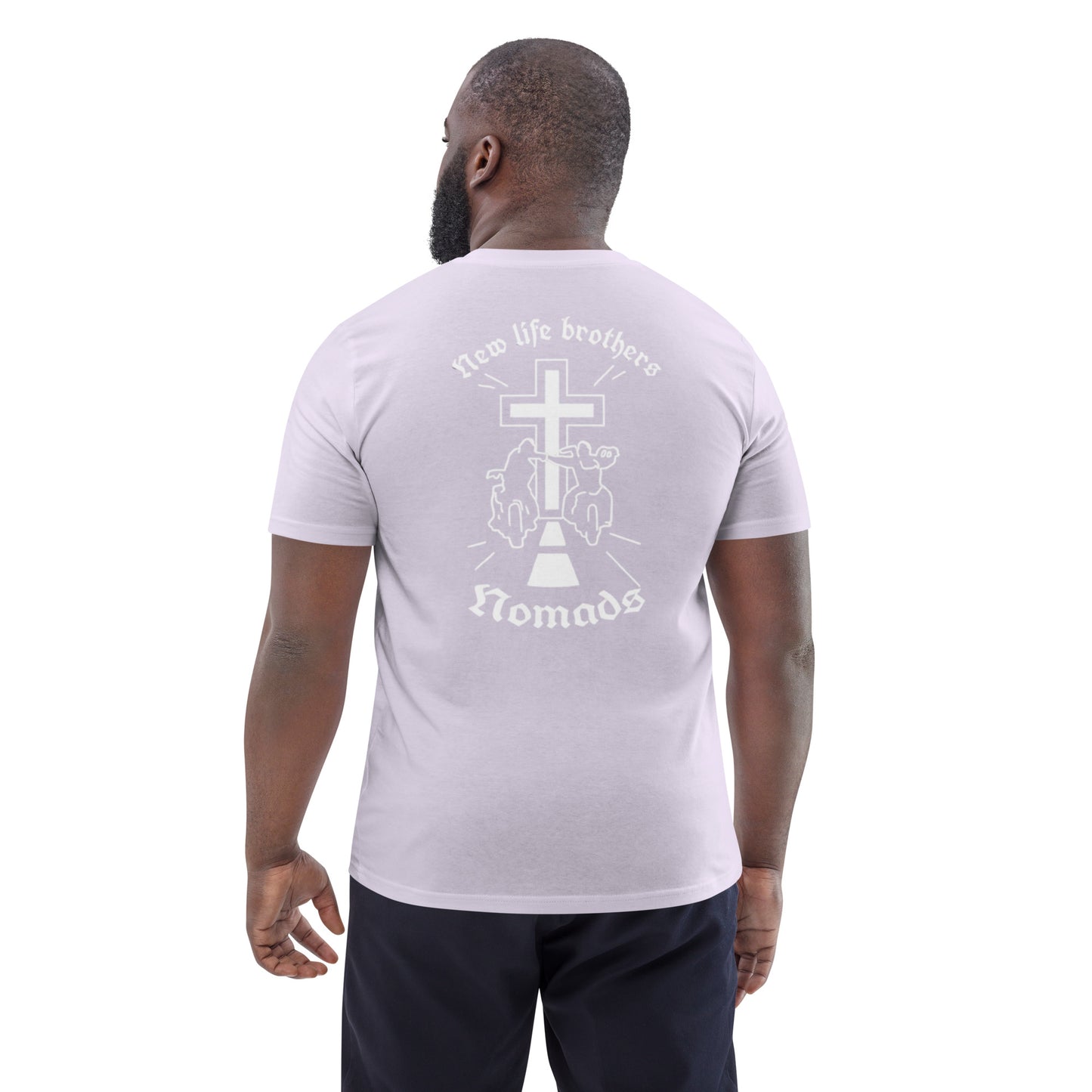 New Life Brothers - New Exklusives Biker-T-Shirt für echte Brüder (White Edition)