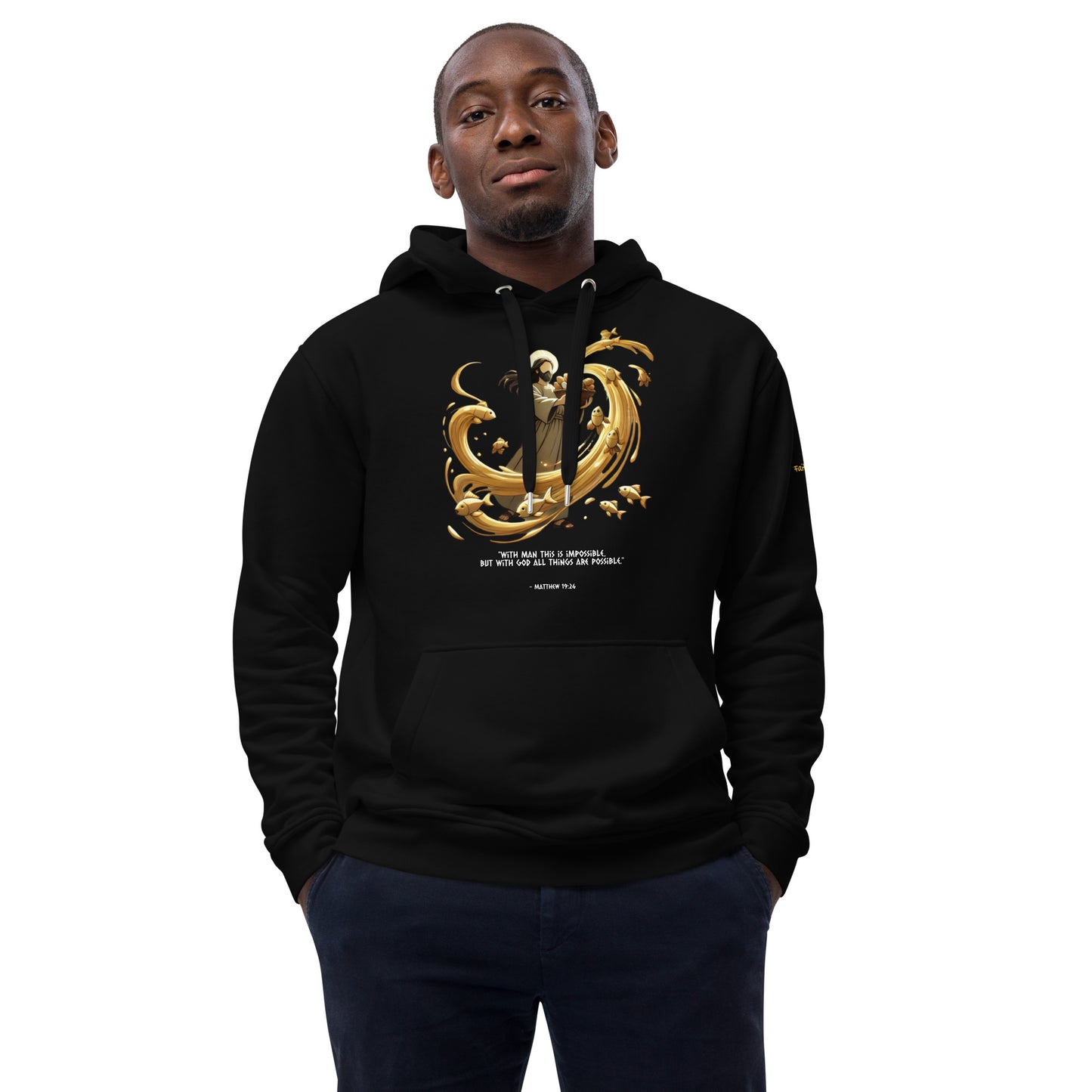 Fishes and Loaves - Premium Hoodie (Black Edition)