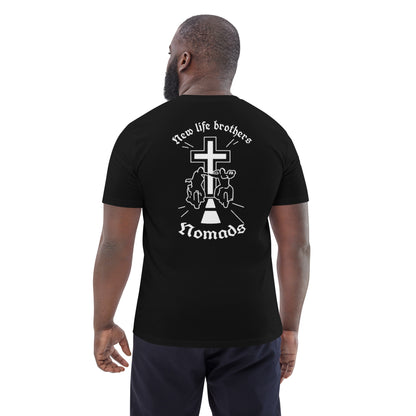 New Life Brothers - New Exklusives Biker-T-Shirt für echte Brüder (White Edition)