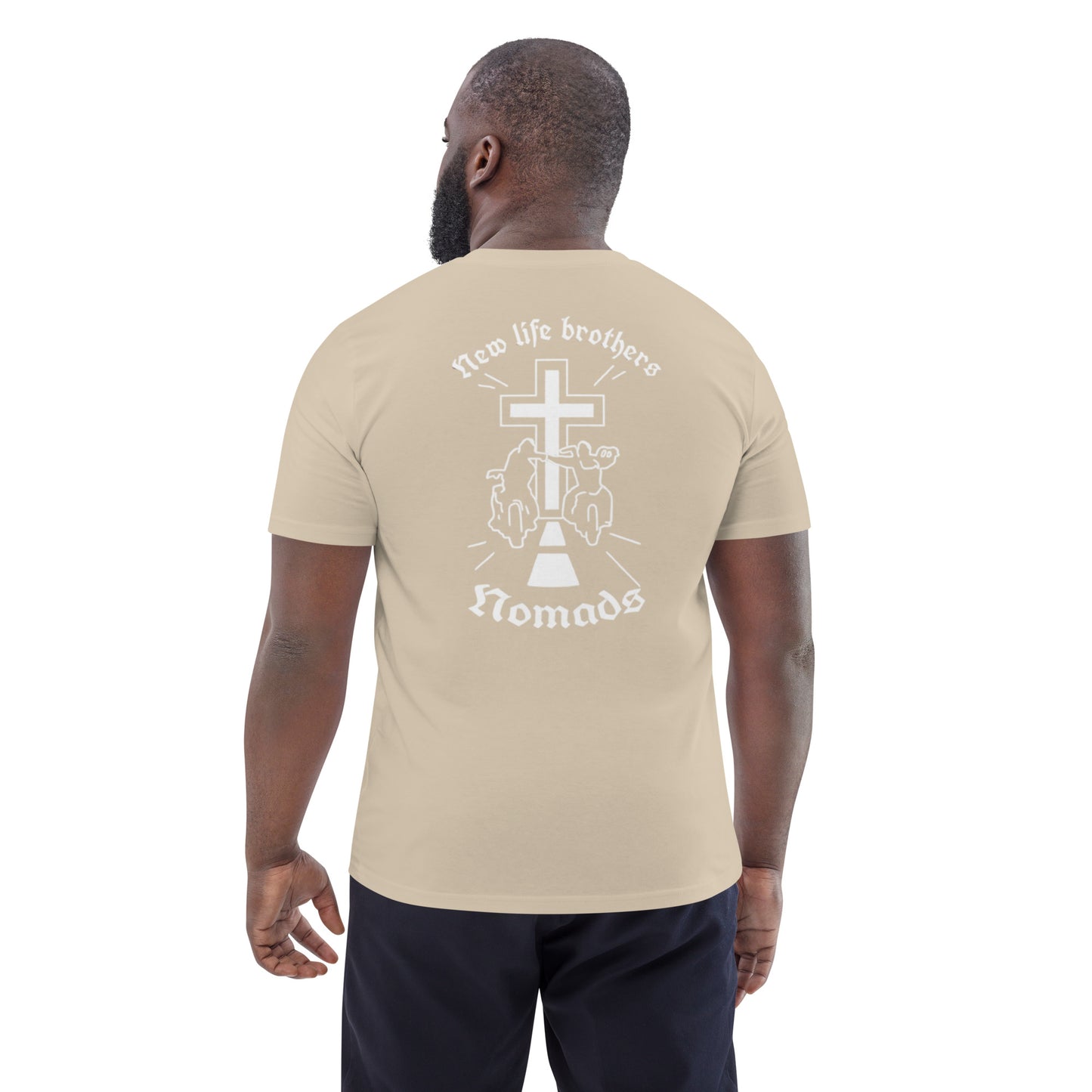 New Life Brothers - New Exklusives Biker-T-Shirt für echte Brüder (White Edition)